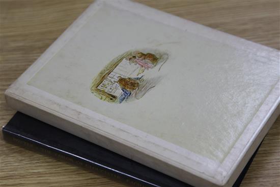 Potter, Beatrix - The Tailor of Gloucester, a facsimilie of the original manuscript and illustrations, number 243 of 1500,